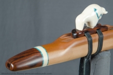 Mountain Mahogany Native American Flute, Medicine Man, Mid F#-4, #J16D